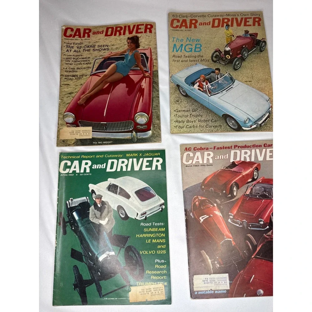 Car and Driver vintage car